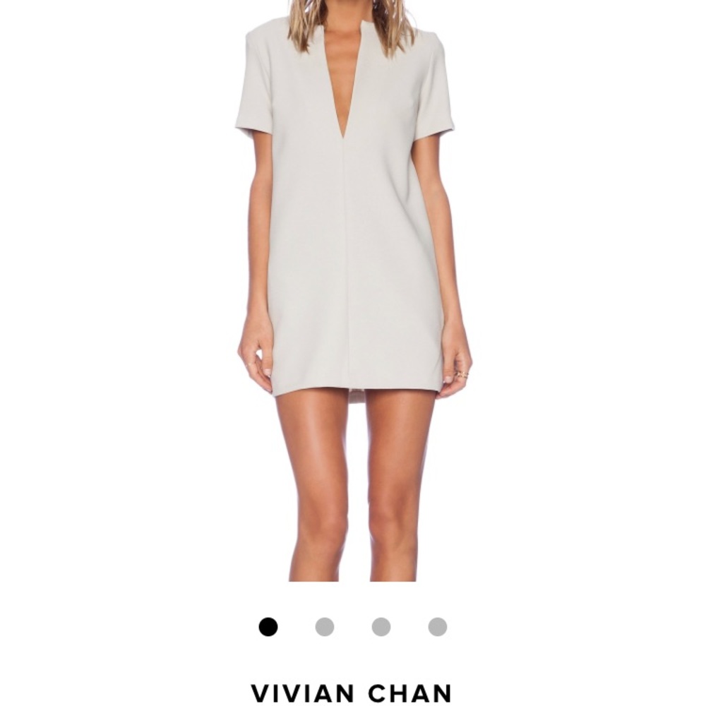 Vivian Chan Annie dress in beige